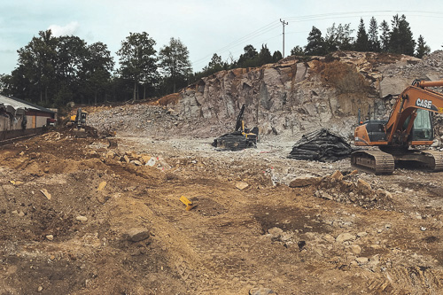 Jämshög Eknegård anläggningssprängning